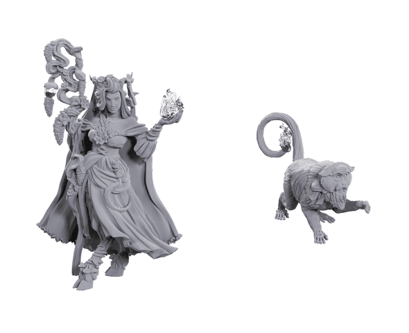 Critical Role Fearne Calloway & Mister Unpainted Miniature (Wave 23)